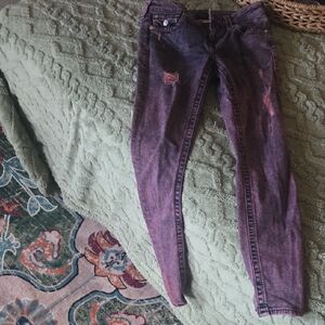 True Religion Maroon Denim